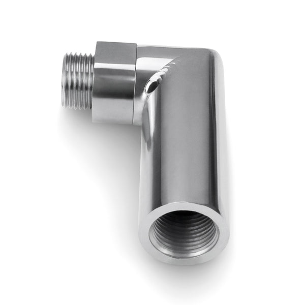 Street Dirt Track-Steel O2 Sensor Spacer Extender M18 x 1.5 Bung Pipe Weld 90 Degree Angle-Lift Kit-Street Dirt Track-