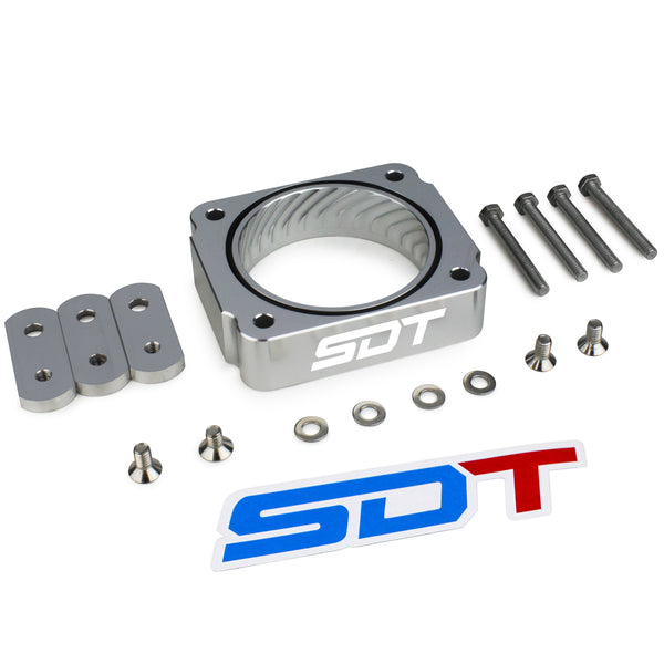 Street Dirt Track-1997-2003 Ford Expedition Throttle Body Spacer 4.6L & 5.4L Engines-throttlebodyspacer-Street Dirt Track-Silver-SDT-LLK-0356