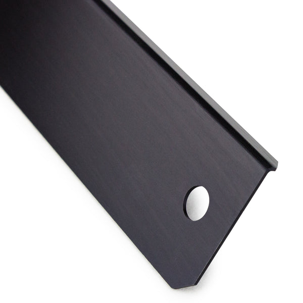 Street Dirt Track-Products Front Bumper License Plate Relocator Bracket JDM Universal Black Aluminum-winch-Smittybilt-