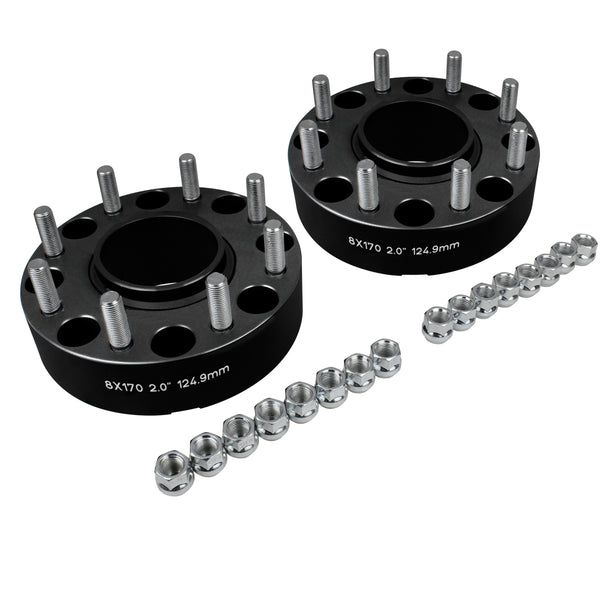 Street Dirt Track-2005-2022 Ford F-250 8x170 124.9mm Wheel Spacer - Set of 2-Wheel Spacer-Street Dirt Track-