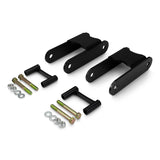 Street Dirt Track-Rear Shock Extenders Steel + Shackles Kit 2004 - 2012 GMC CANYON 4x4 4x2-Shock Extender-Street Dirt Track-Black-SDT-LLK-1716