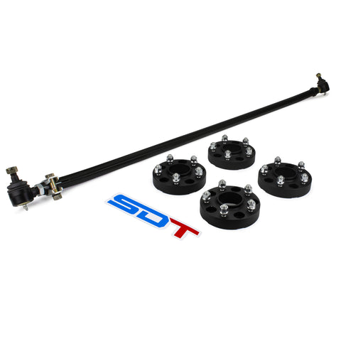 2007-2018 Wrangler JK 1.25" Hub Centric Wheel Spacers + Steering Tie Rod