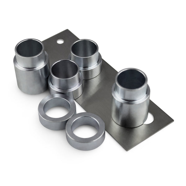 Street Dirt Track-Adjustable Billet Aluminum Caster Camber Plates 1994-2004 Ford Mustang-winch-Smittybilt-