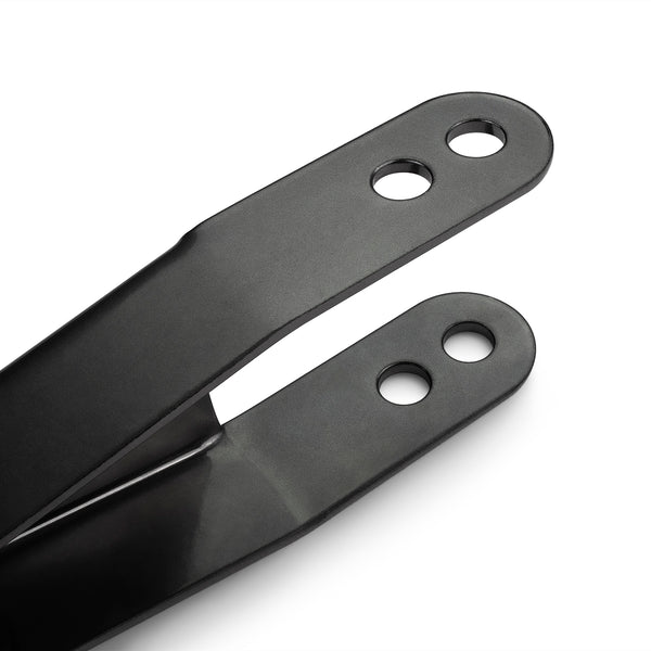 Street Dirt Track-1" - 2" Steel Rear Lift Shackles Pair Kit 2002-2008 Dodge Ram 1500 2WD 4WD-Shackle-Street Dirt Track-