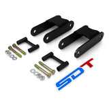 Street Dirt Track-Rear Shock Extenders Steel + Shackles Kit 2004 - 2012 GMC CANYON 4x4 4x2-Shock Extender-Street Dirt Track-