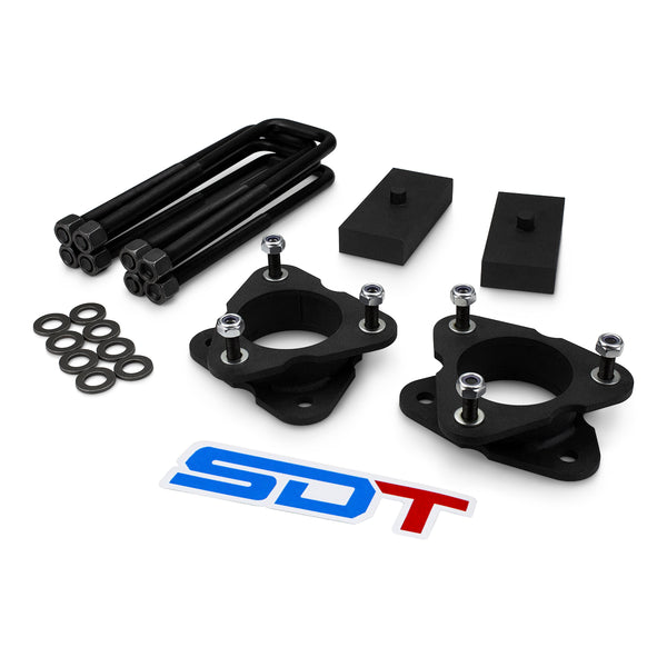 Street Dirt Track-2007-2019 GMC Sierra 1500 Steel FULL Lift Blocks Leveling Kit 2WD 4WD-Lift Kit-Street Dirt Track-3" Front + 1" Rear-SDT-LLK-1829