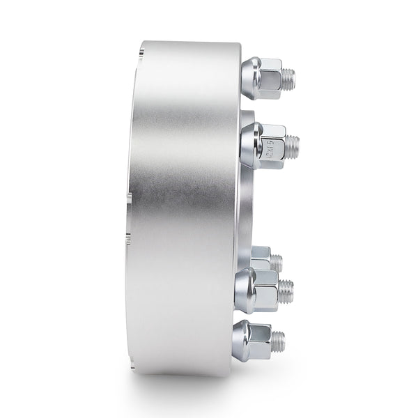 Street Dirt Track-2000-2006 TOYOTA TUNDRA 2WD/4WD - 6x139.7 Wheel Spacers Kit - Set of 4 with lip - Silver-Wheel Spacer-Street Dirt Track-