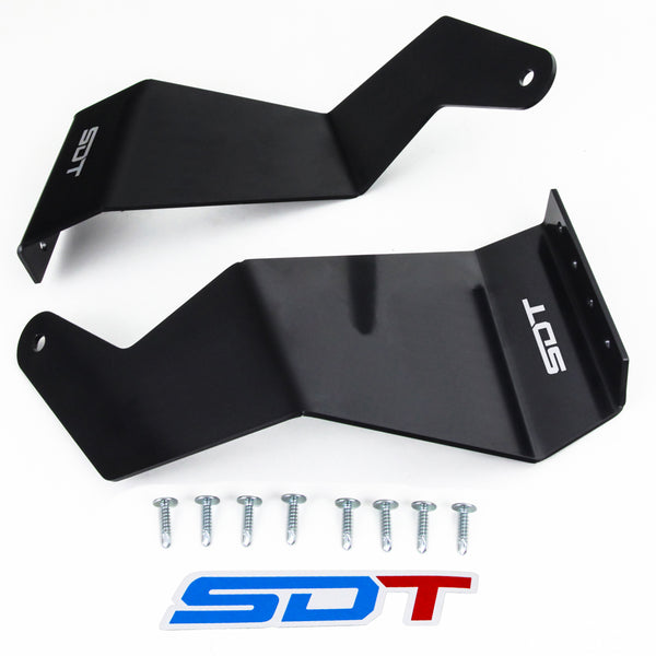 Street Dirt Track-2004-2014 Ford F150 LED Curved Light Bar Upper Windshield Steel Mounting Bracket-Bracket-Street Dirt Track-Style 2-SDT-ACC-0056