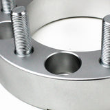 Street Dirt Track-Fits 2003-2017 Nissan Titan 2WD/4WD - 6x139.7 108mm Lug Centric Wheel Spacers Kit - Set of 4 with no lip - Silver-Wheel Spacer-Street Dirt Track-