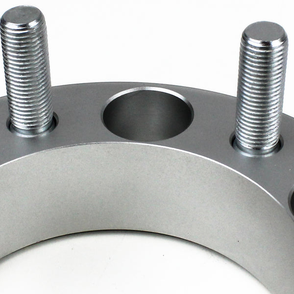 Street Dirt Track-Fits 2003-2017 Nissan Titan 2WD/4WD - 6x139.7 108mm Lug Centric Wheel Spacers Kit - Set of 4 with no lip - Silver-Wheel Spacer-Street Dirt Track-