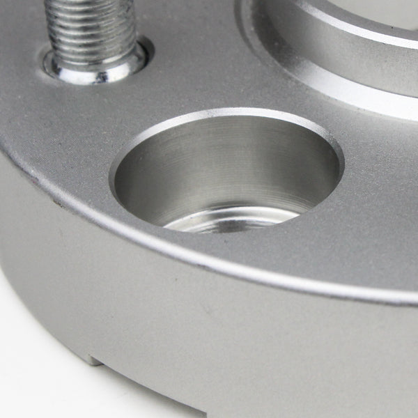 Street Dirt Track-1997-2006 JEEP WRANGLER TJ 2WD/4WD - 5x114.3 Wheel Spacers Kit - Set of 4 with lip - Silver-Wheelspacer-Street Dirt Track-