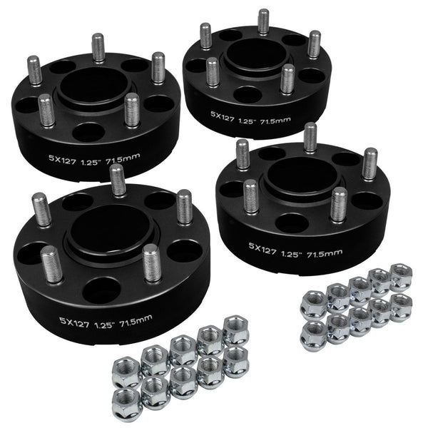 Street Dirt Track-2007-2018 Wrangler JK 1.25" Hub Centric Wheel Spacers + Steering Tie Rod-Wheelspacer-Street Dirt Track-
