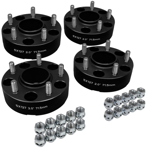 Street Dirt Track-2007-2018 Wrangler JK 1.25" Hub Centric Wheel Spacers + Steering Tie Rod-Wheelspacer-Street Dirt Track-