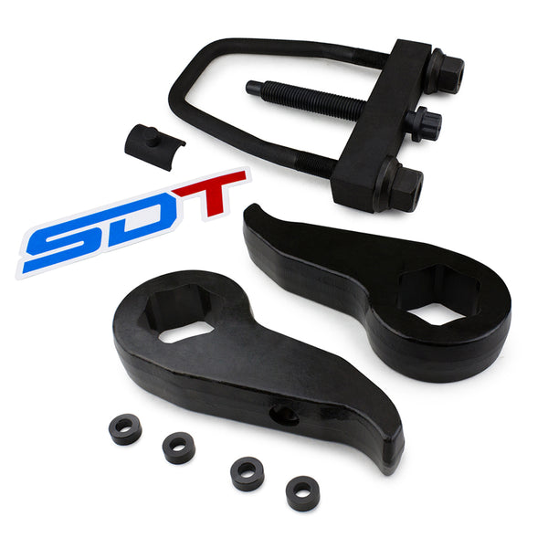 Street Dirt Track-2011-2019 GMC Sierra 2500HD 3500HD 2WD 4WD Front Lift Leveling Kit - 8Lug + Torsion Tool-Lift Kit-Street Dirt Track-3"-SDT-LLK-1137