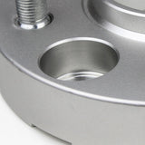 Street Dirt Track-2006-2009 MITSUBISHI RAIDER 2WD/4WD - 5x139 Wheel Spacer Kit - Set of 4 - Silver-Wheelspacer-Street Dirt Track-