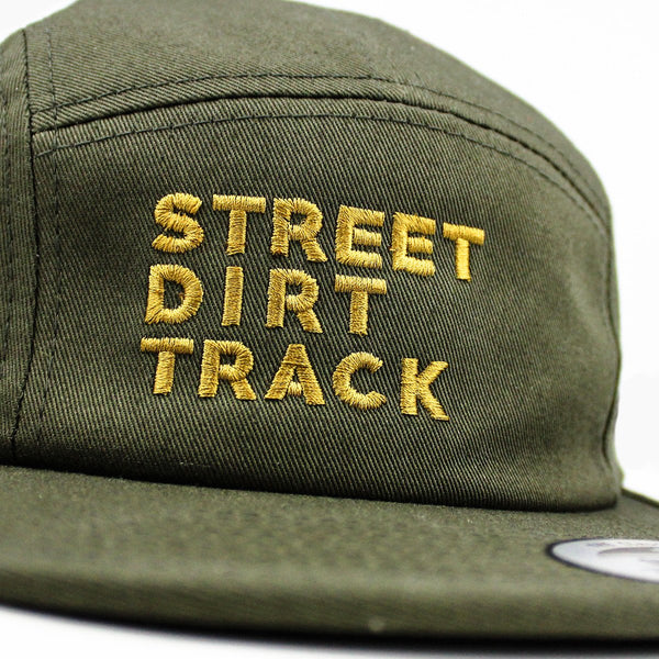 Street Dirt Track-SDT 5 Panel Embroidered Snapback-Hat-SDT Apparel-