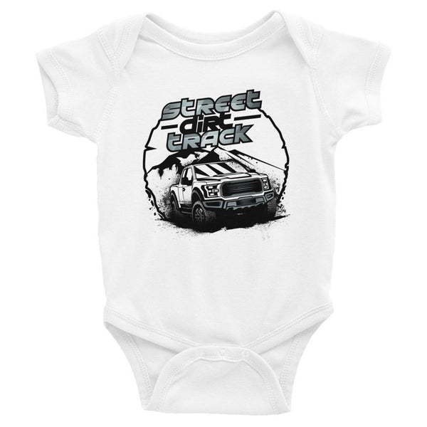 Street Dirt Track-SDT Infant Bodysuit Onesie - Street Dirt Track-Shirt-SDT Liftstyle-6M-SDT-BBYS-0001