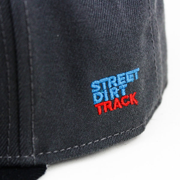 Street Dirt Track-SDT Puff Embroidered Logo on Wool Blended Snapback-Hat-SDT Apparel-
