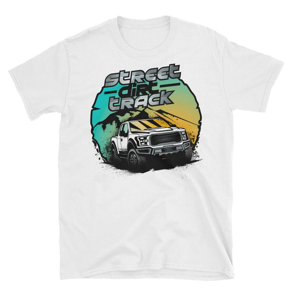 Street Dirt Track-SDT Unisex T-Shirt - Street Dirt Track-Shirt-SDT Liftstyle-White-S-SDT-SHIRT-0017