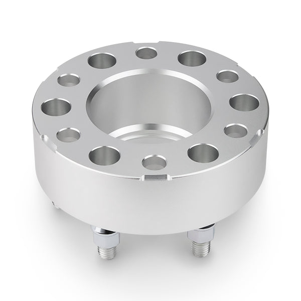 Street Dirt Track-2003-2014 FORD EXPEDITION 2WD/4WD - 6x135 Wheel Spacers Kit - Set of 4 - Silver-Wheelspacer-Street Dirt Track-