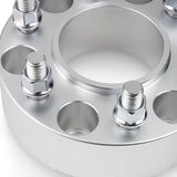 Street Dirt Track-2004-2014 FORD F-150 2WD/4WD - 6x135 Wheel Spacers Kit - Set of 4 - Silver-Wheelspacer-Street Dirt Track-