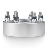 Street Dirt Track-2004-2014 FORD F-150 2WD/4WD - 6x135 Wheel Spacers Kit - Set of 4 - Silver-Wheelspacer-Street Dirt Track-