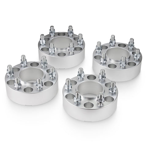 2006-2014 LINCOLN MARK LT 2WD/4WD - 6x135 Wheel Spacers Kit - Set of 4 - Silver
