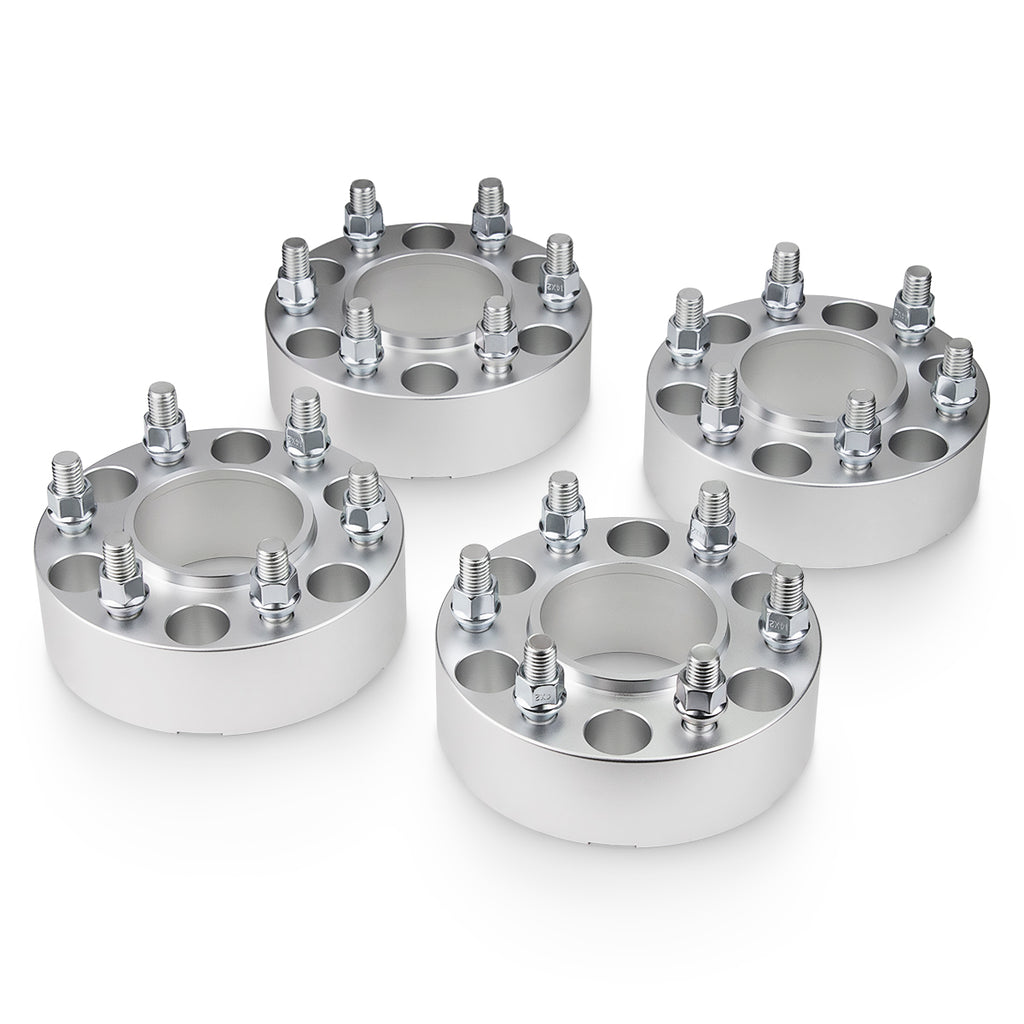 2004-2014 FORD F-150 2WD/4WD - 6x135 Wheel Spacers Kit - Set of 4 - Silver