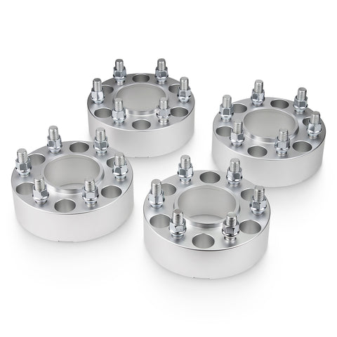 2004-2014 FORD F-150 2WD/4WD - 6x135 Wheel Spacers Kit - Set of 4 - Silver