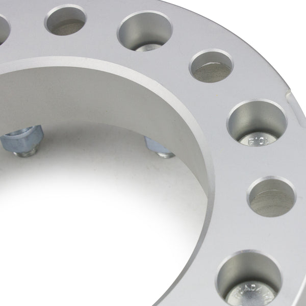 Street Dirt Track-1988-2000 CHEVROLET C2500 (8-LUG ONLY) 2WD - 8x165.1 Wheel Spacers Kit - Set of 4 - Silver-Wheel Spacer-Street Dirt Track-