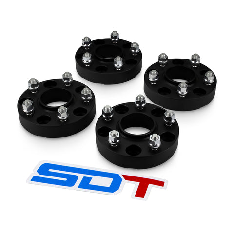 1997-2006 JEEP Wrangler TJ 2WD/4WD - 5x114.3 to 5x127 Hubcentric Wheel Spacers Adapter Kit - Set of 4 with lip