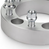 Street Dirt Track-Fits 2003-2017 Nissan Titan 2WD/4WD - 6x139.7 108mm Lug Centric Wheel Spacers Kit - Set of 4 with no lip - Silver-Wheel Spacer-Street Dirt Track-