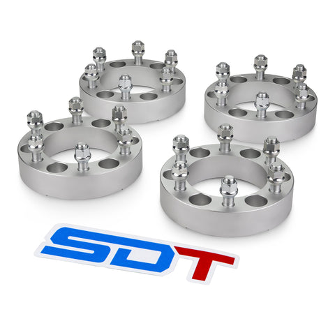 Fits 2014-2015 INFINITI Q50 2WD/4WD - 5x114.3 66.1mm Hubcentric Wheel Spacers Kit - Set of 4 with lip - Silver