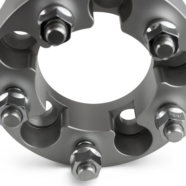Street Dirt Track-1991-2010 FORD EXPLORER 2WD/4WD - 5x114.3 Wheel Spacers Kit - Set of 4 - Silver-Wheelspacer-Street Dirt Track-