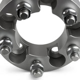 Street Dirt Track-1984-2001 JEEP CHEROKEE XJ 2WD/4WD - 5x114.3 Wheel Spacers Kit - Set of 4 - Silver-Wheel Spacer-Street Dirt Track-