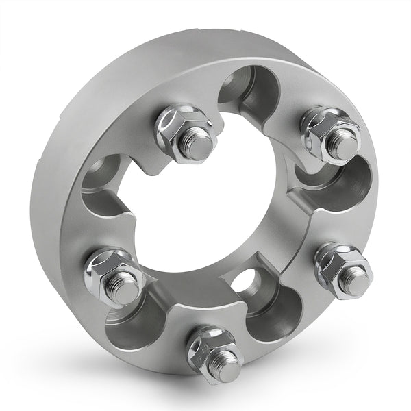 Street Dirt Track-1987-1995 JEEP WRANGLER YJ 2WD/4WD - 5x114.3 Wheel Spacers Kit - Set of 4 - Silver-Wheel Spacer-Street Dirt Track-