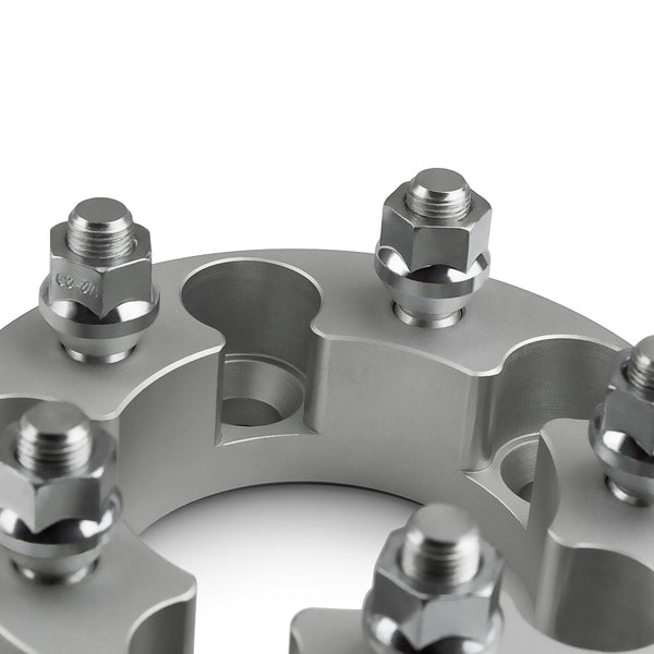 Street Dirt Track-2002-2007 JEEP LIBERTY KJ 2WD/4WD - 5x114.3 Wheel Spacers Kit - Set of 4 - Silver-Wheel Spacer-Street Dirt Track-