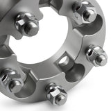 Street Dirt Track-1984-2001 JEEP CHEROKEE XJ 2WD/4WD - 5x114.3 Wheel Spacers Kit - Set of 4 - Silver-Wheel Spacer-Street Dirt Track-