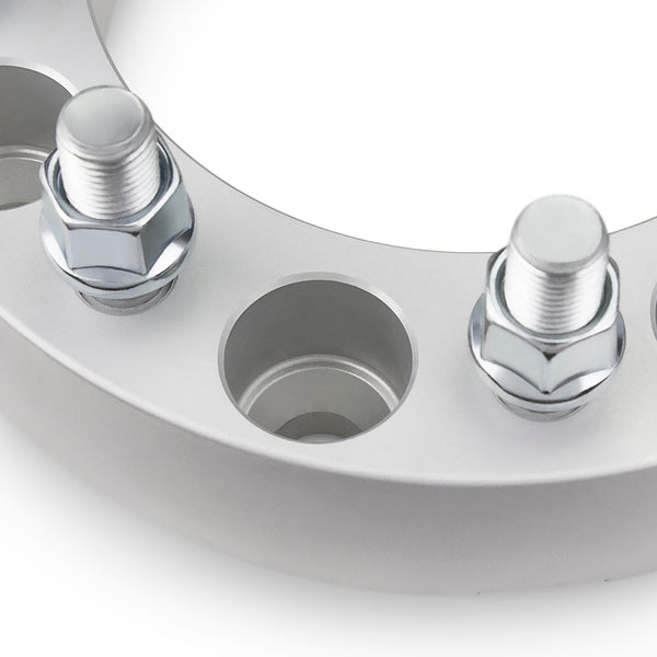 Street Dirt Track-2005-2022 Ford F-350 8x170 124.9mm Wheel Spacer - Set of 2 - Silver-Wheel Spacer-Street Dirt Track-