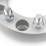 Street Dirt Track-2005-2022 FORD F-350 SUPER DUTY 2WD/4WD (SINGLE REAR WHEEL) - 8x170 125mm Lugcentric Wheel Spacers Kit - Set of 4 with no lip - Silver-Wheelspacer-Street Dirt Track-