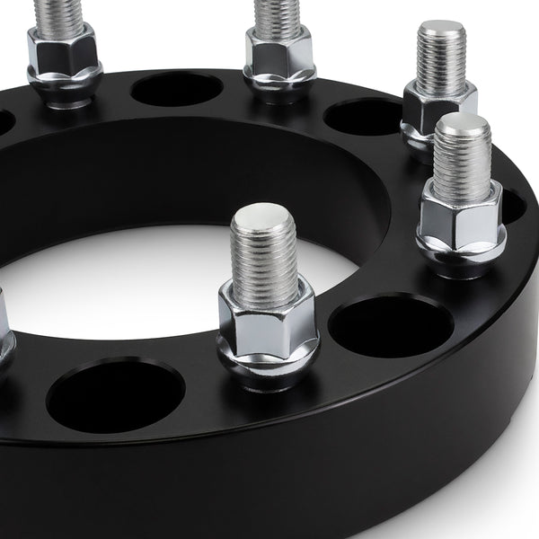 Street Dirt Track-2005-2022 FORD F-250 SUPER DUTY 2WD/4WD - 8x170 125mm Lugcentric Wheel Spacers Kit - Set of 4 with no lip-Wheelspacer-Street Dirt Track-