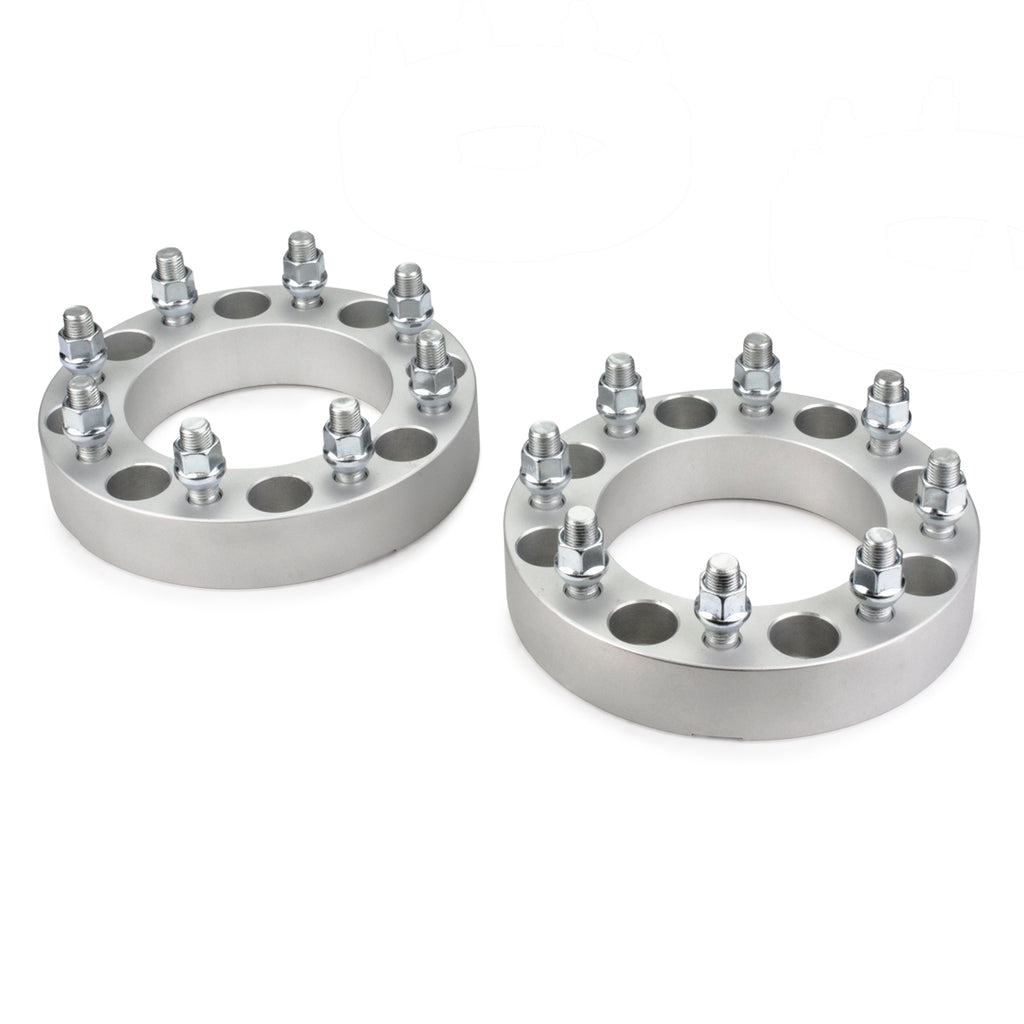 2005-2022 Ford F-250 8x170 124.9mm Wheel Spacer - Set of 2 - Silver