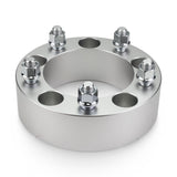 Street Dirt Track-1966-1996 Ford Bronco 2WD/4WD - 5x139.7 108mm Wheel Spacer Kit - Set of 4 with no lip - Silver-Wheel Spacer-Street Dirt Track-