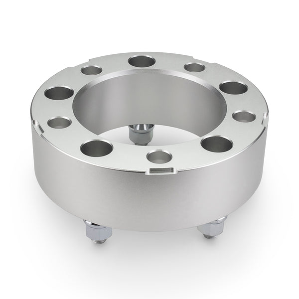 Street Dirt Track-1976-1996 Ford F-150 2WD/4WD - 5x139.7 108mm Wheel Spacer Kit - Set of 4 with no lip - Silver-Wheel Spacer-Street Dirt Track-