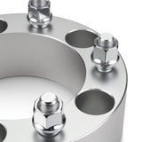 Street Dirt Track-1966-1996 Ford Bronco 2WD/4WD - 5x139.7 108mm Wheel Spacer Kit - Set of 4 with no lip - Silver-Wheel Spacer-Street Dirt Track-