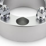 Street Dirt Track-1976-1996 Ford F-150 2WD/4WD - 5x139.7 108mm Wheel Spacer Kit - Set of 4 with no lip - Silver-Wheel Spacer-Street Dirt Track-