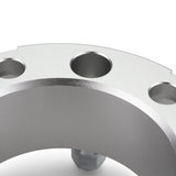 Street Dirt Track-1966-1996 Ford Bronco 2WD/4WD - 5x139.7 108mm Wheel Spacer Kit - Set of 4 with no lip - Silver-Wheel Spacer-Street Dirt Track-