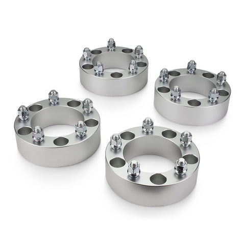 1994-2001 Dodge Ram 1500 2WD/4WD 5x139.7 108mm Wheel Spacer Kit - Set of 4 with no lip - Silver