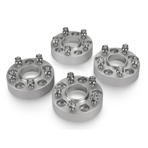 2012-2018 Dodge Ram 1500 - 5x139.7 77.8mm Wheel Spacer Kit - Set of 4 with lip - Silver