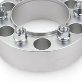 Street Dirt Track-2001-2007 TOYOTA SEQUOIA 2WD/4WD - 6x139.7 Wheel Spacers Kit - Set of 4 with lip - Silver-Wheel Spacer-Street Dirt Track-